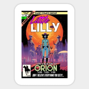 Little Lilly Comic Book T-Shirt! Sticker